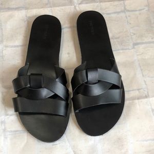 Black sandals